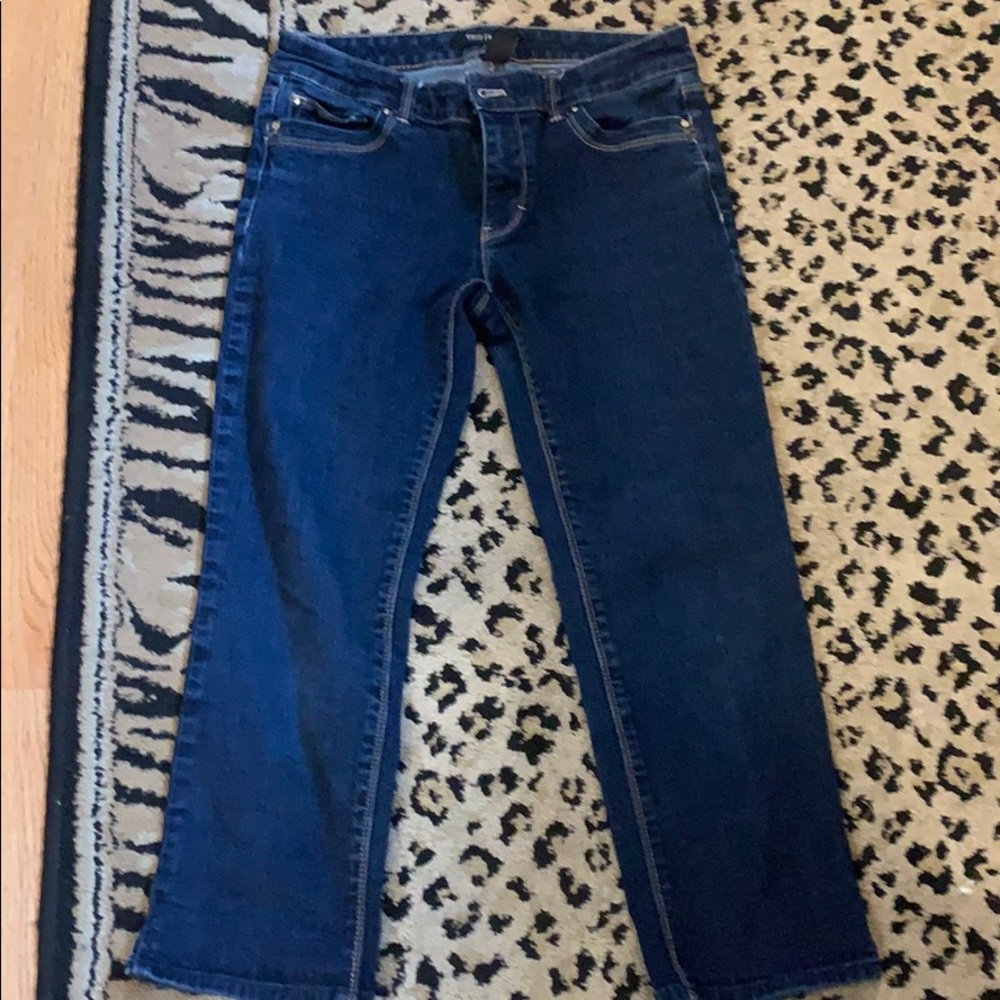 Women’s cropped jeans by WHBM.